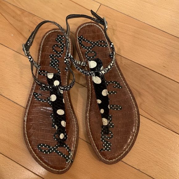 Sam Edelman Shoes - Sam Edelman Polka Dot Buckle Sandal